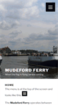 Mobile Screenshot of mudefordferry.co.uk